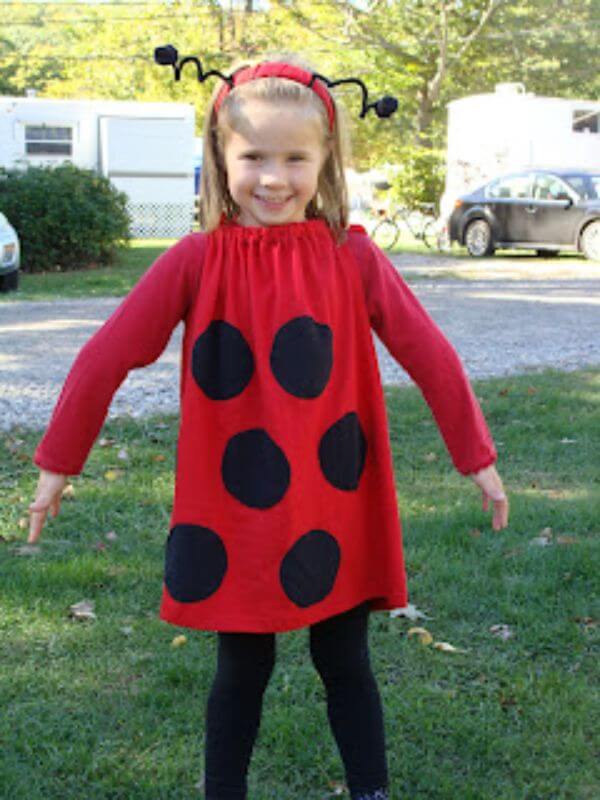 Super Easy Ladybug Costume For Kids