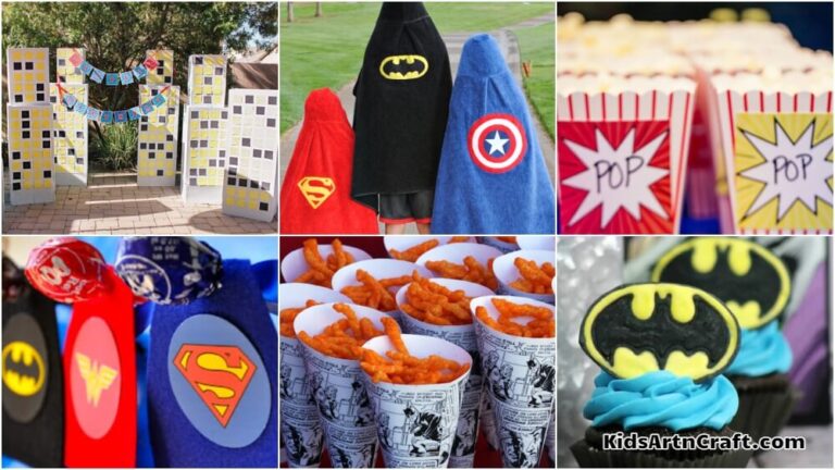 Super Hero Party Ideas For Kids To Celebrate - Kids Art & Craft