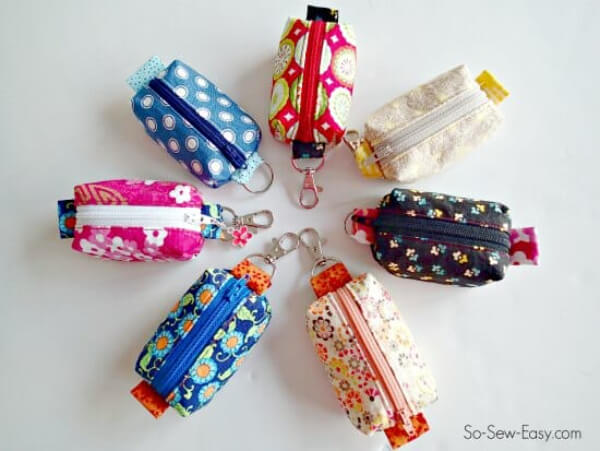 Handmade Stocking Stuffers Ideas Teeny Tiny Zipper Pouches: Fun Craft Ideas
