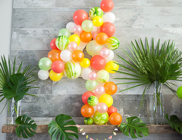 Tropical Tutti Frutti Birthday Party For 4 Years old