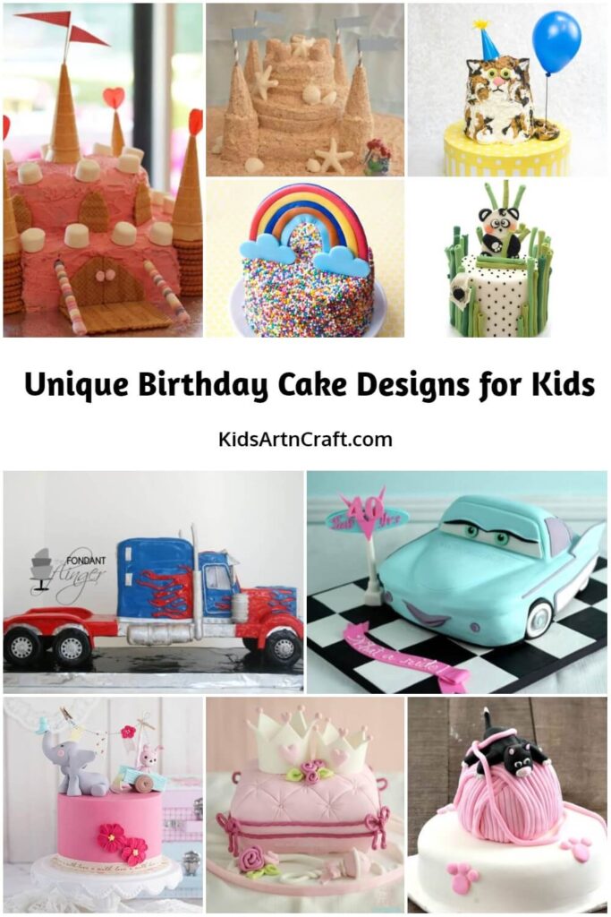 Unique Birthday Cake Designs for Kids