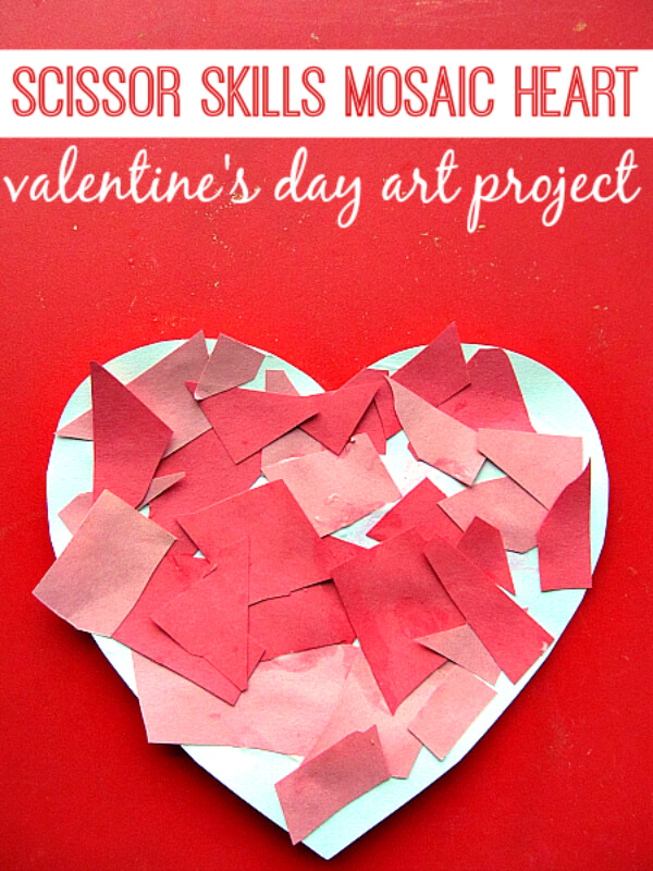 DIY Valentine Mailbox Ideas Valentine Mosaic Craft Ideas For Kids