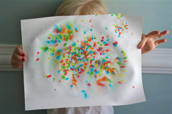 4th july sprinkle craft ideas for preschoolers Easy Crafts with Sprinkles for Kids