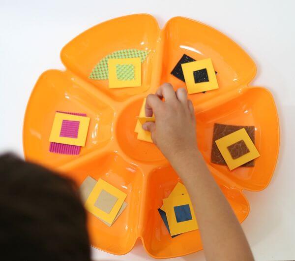 5 Senses Texture Tray Play Activity For Preschool