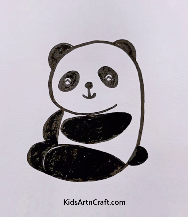 Big Bold Animal Drawing Ideas Panda