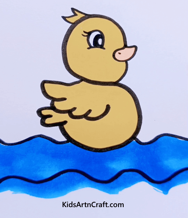Teach Kids Creative Ways To Draw Animals A Baby Duck