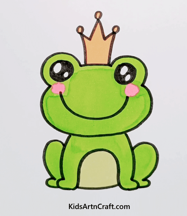Big Bold Animal Drawing Ideas Prince frog