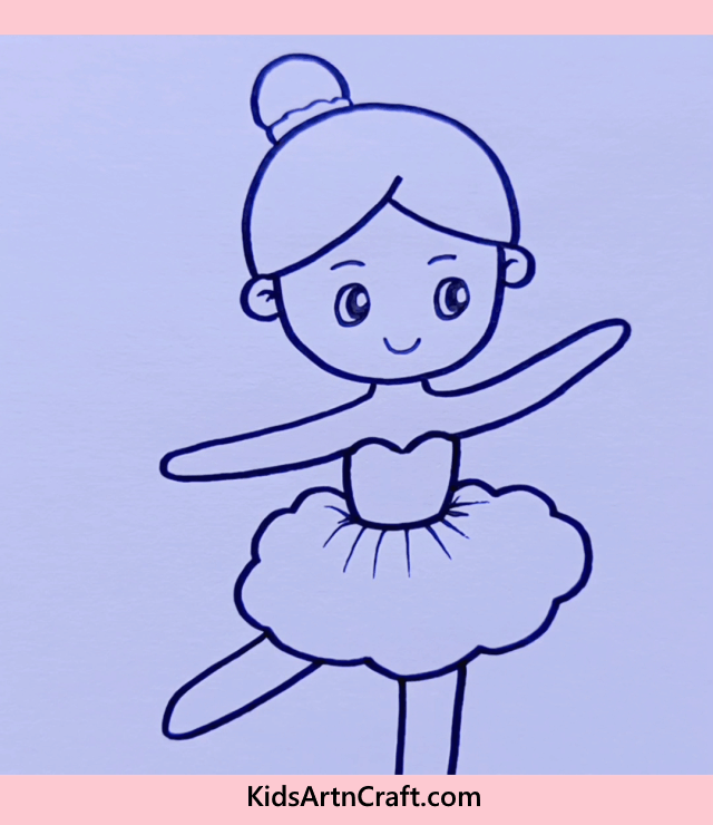 Easy Drawing Ideas For Kids To Enhance Skills Ballet Dancer