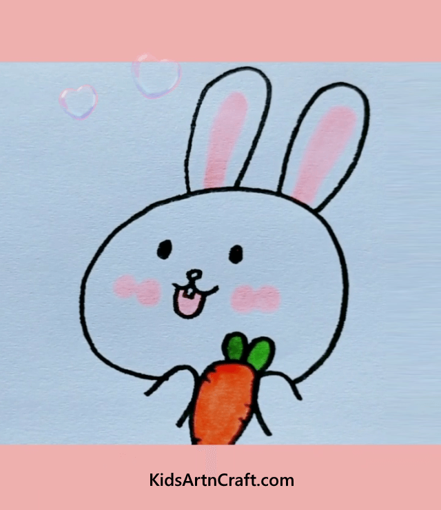 Easy Drawing Ideas For Kids To Enhance Skills Hopeful Bunny