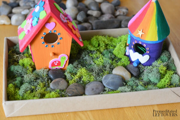 DIY Fairy Bird House Craft For Kids