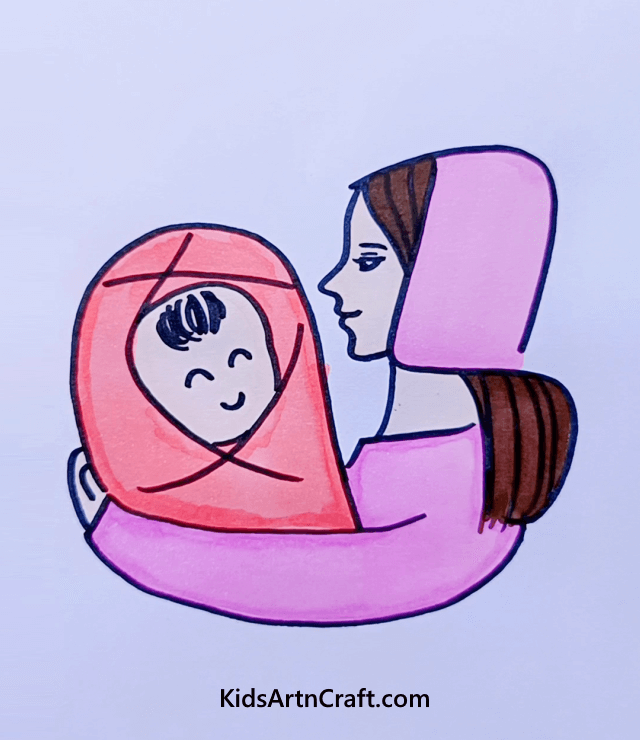 Teach Kids Friendship, Love And Unity By Drawing Mother's Love