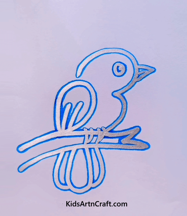Try These Simple Drawings Made For Kids Blue Bird