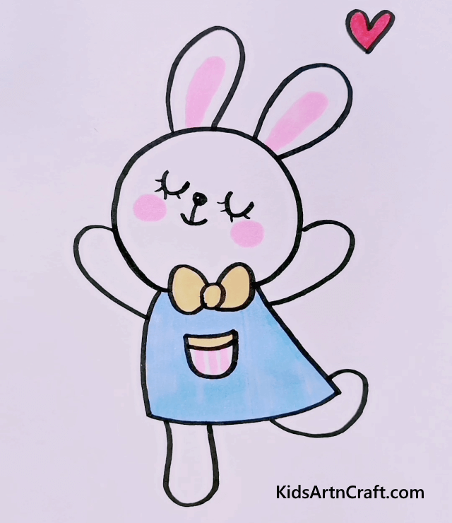 Cute Stunning Sketches And Drawing For Kids Pleasant Bunny