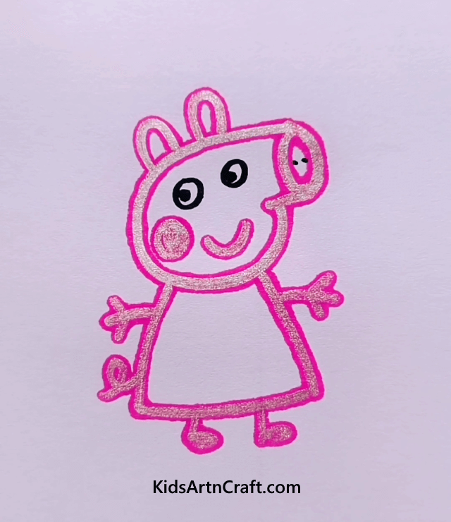 Try These Simple Drawings Made For Kids Pig Drawing