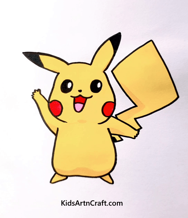 Let's Draw Your Favorite Fictional Characters Pikachu