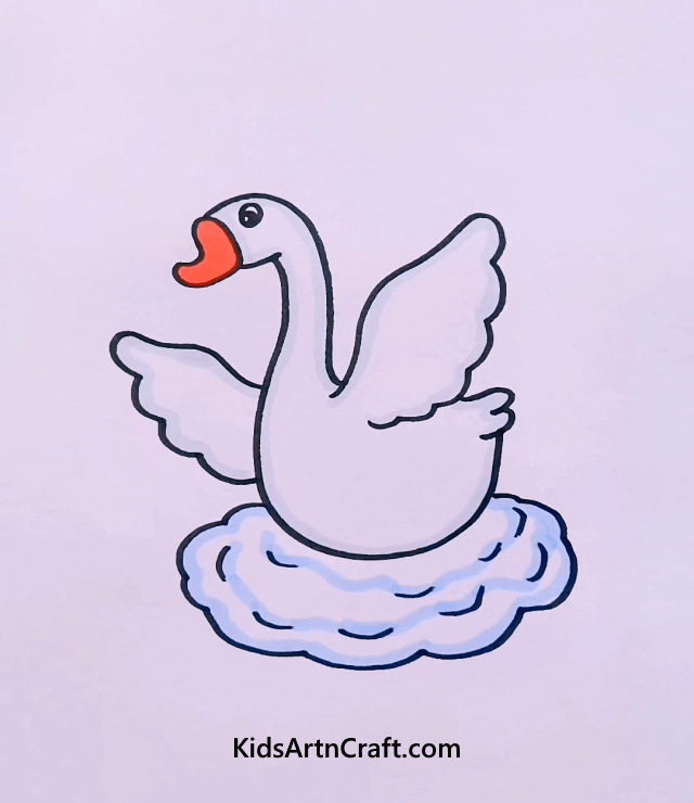 Bird Drawings For Kids Duck