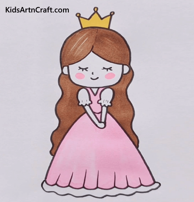 Let's Draw Your Favorite Fictional Characters Crown Princess