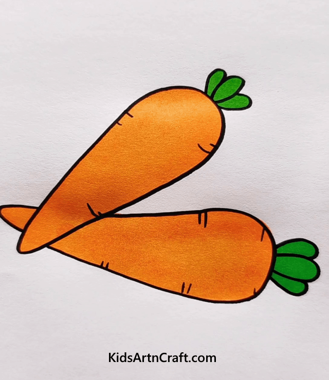 Draw Healthy Carrots