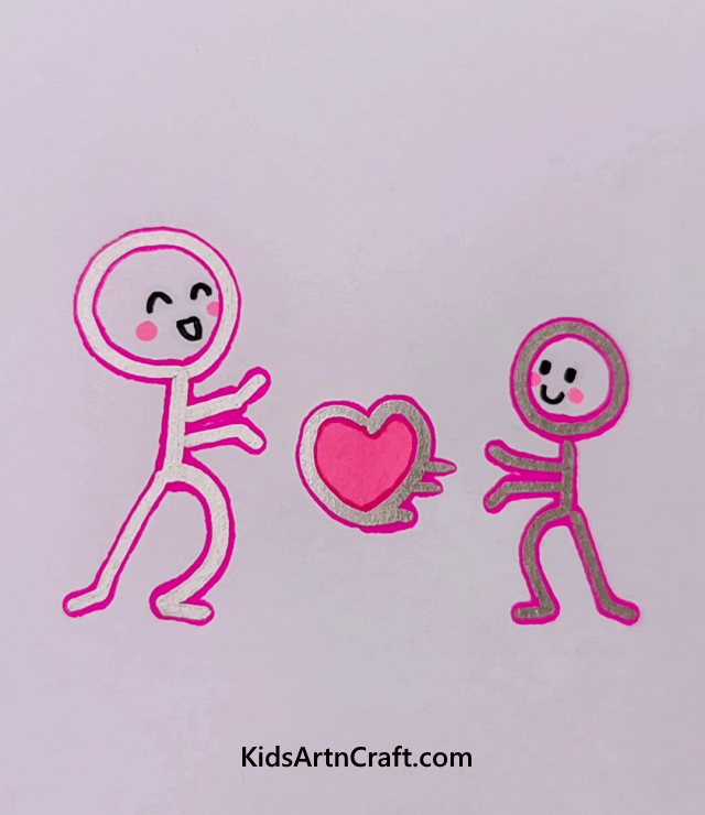Creative And Simple Two Color Drawing Ideas Express Your Love