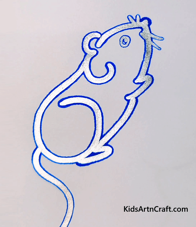 Cute, Little Drawing For Kids And Beginners Mouse