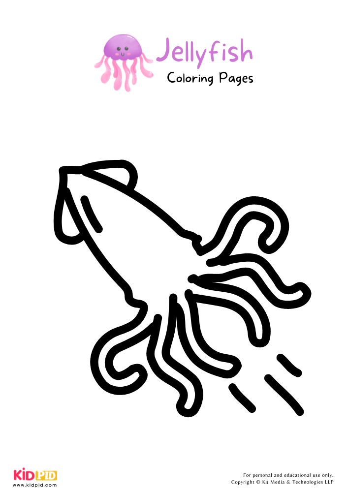 Jellyfish Coloring Pages For Kids – Free Printables