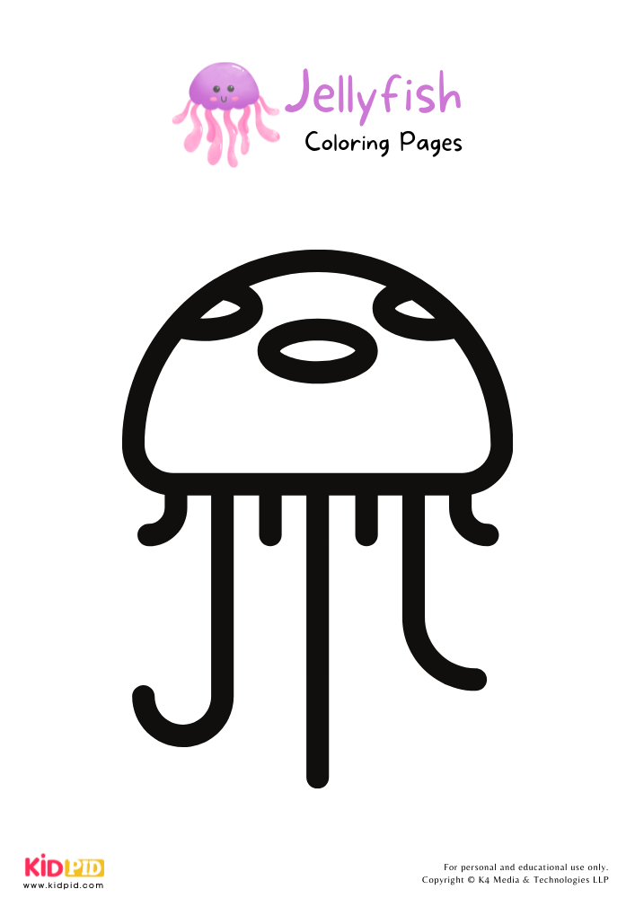 Jellyfish Coloring Pages For Kids – Free Printables