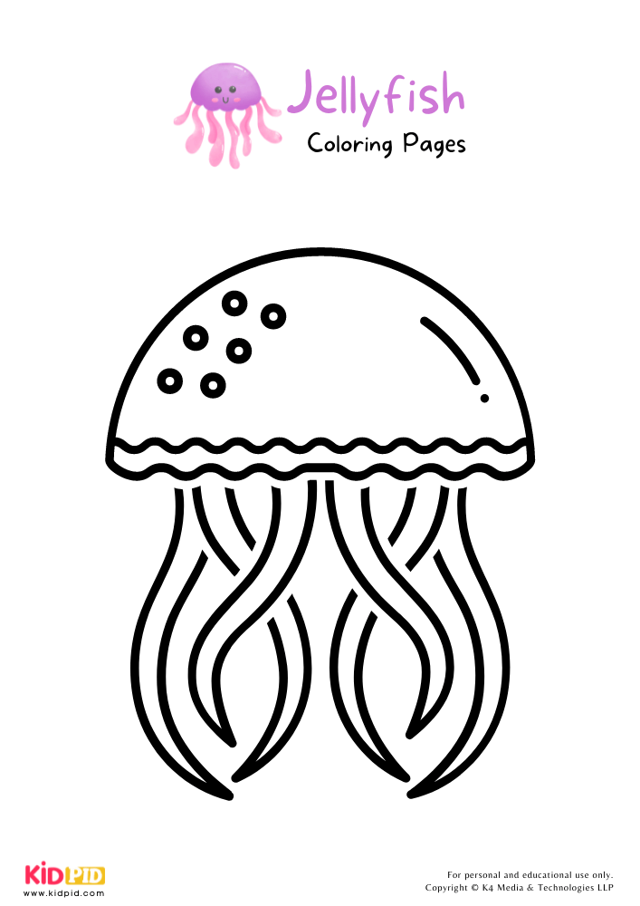 Jellyfish Coloring Pages For Kids – Free Printables