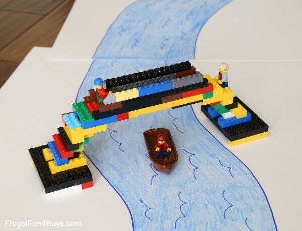 LEGO Games & Activities for Kids Lego Bridge Building Art For Kids