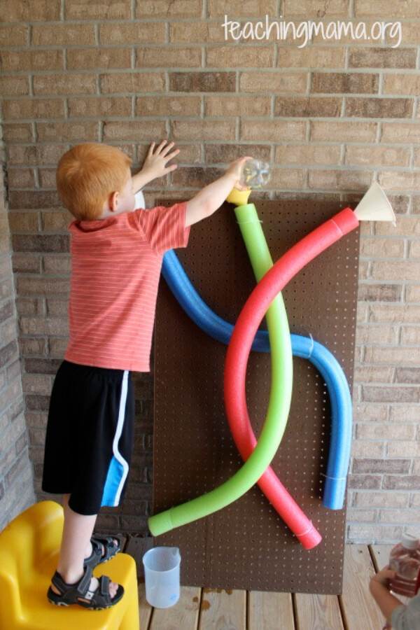 Pool Noodles Water Fall Activities Fun Addition Activities for Kids
