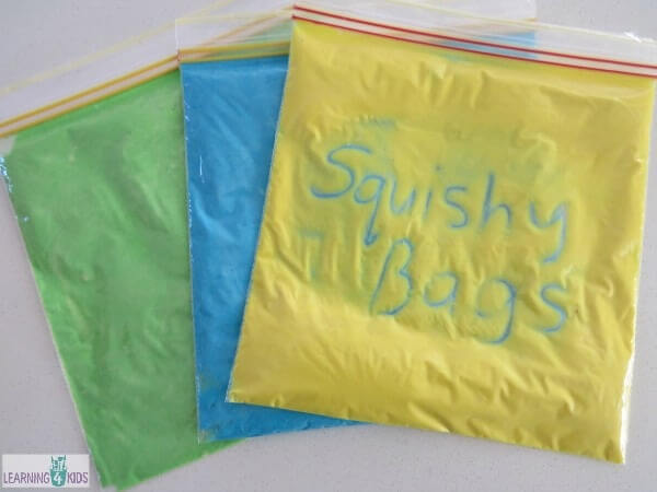 Pre-Writing Activities for Preschoolers How To Make Squishy Bags For 3 Year Old
