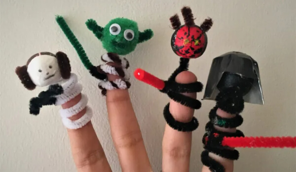 Finger Puppet Craft Ideas With Pipe Cleaner