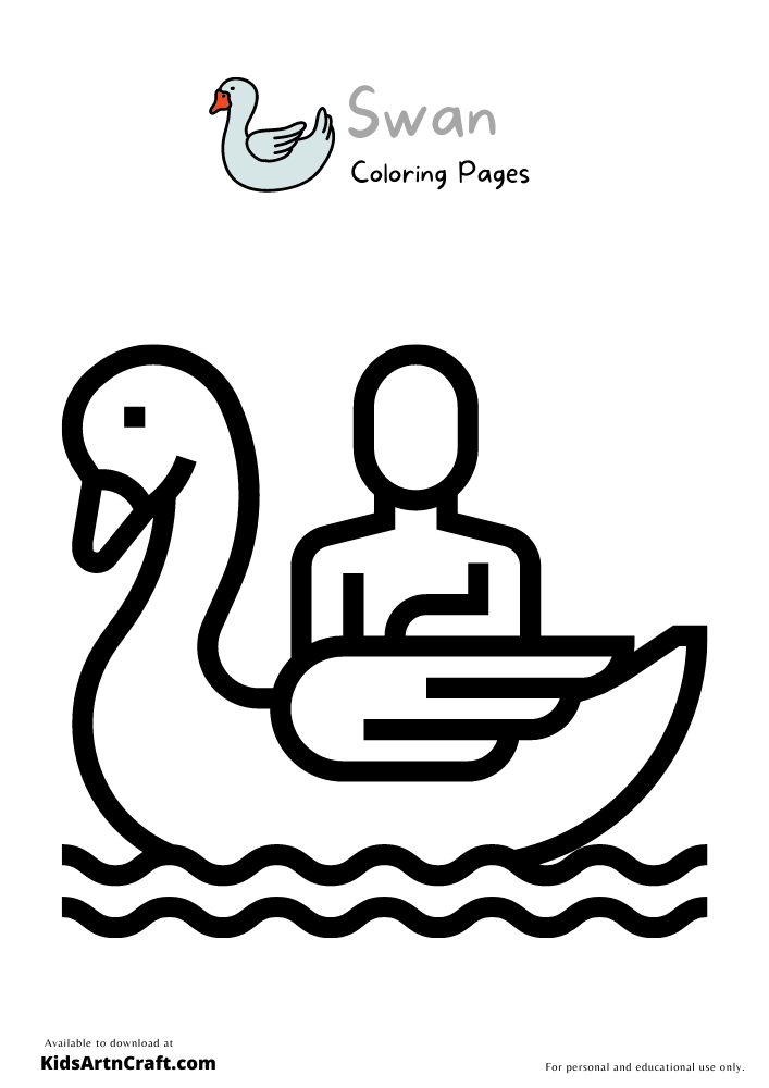  Swan Coloring Pages For Kids – Free Printables