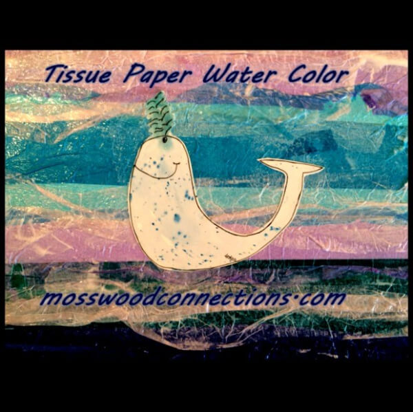 Tissue Paper Water Color Art & Craft For Kids