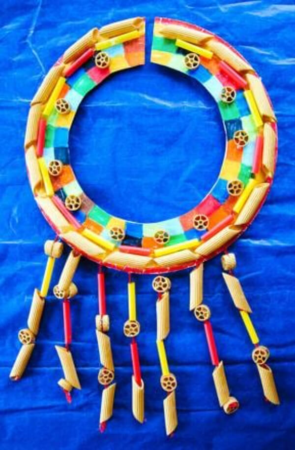 Traditional African Crafts For Kids Traditional African Collar Necklace Activity