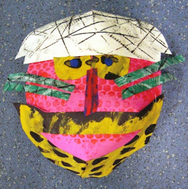 African Paper Mask Idea For kids