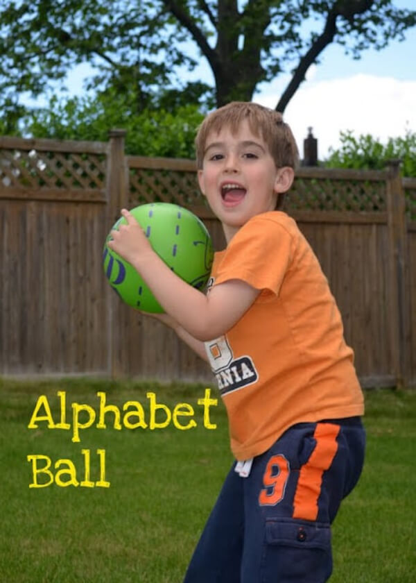 Alphabet Ball Learning Game Activities For Preschoolers
