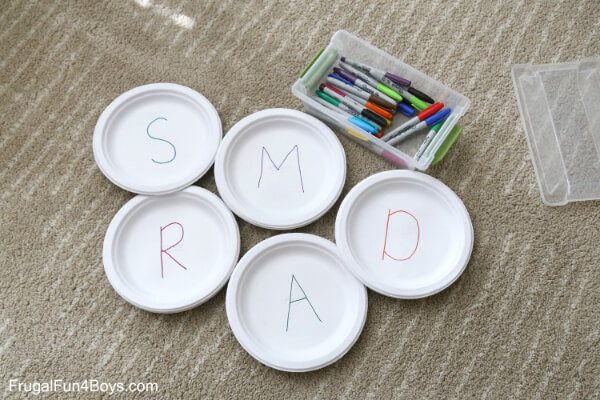  Paper Plate Learning Activities & Projects Paper Plate Alphabet Letter For Kids