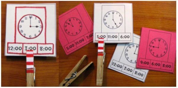 Analog & Digital Time Learning Game Activities