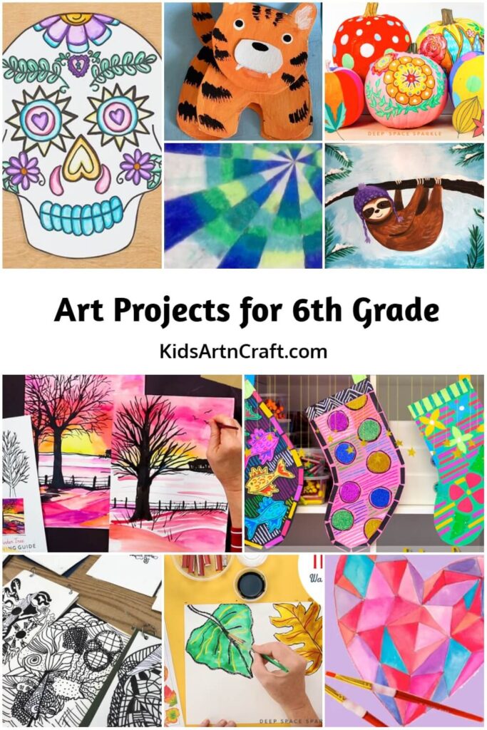 Art Projects for 6th Grade Kids Art & Craft