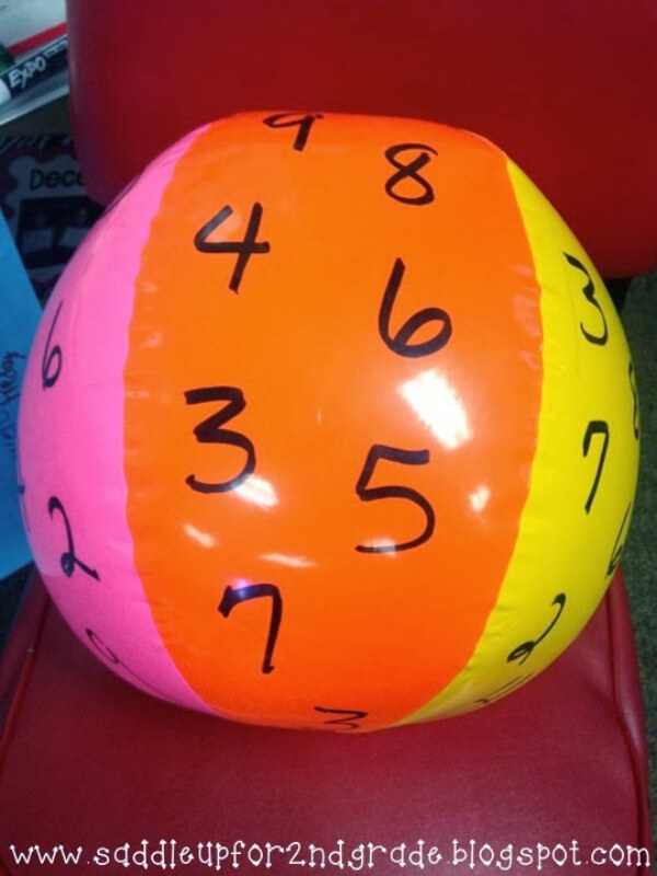 Beach Ball Math Game Activity For Kids