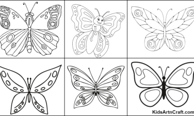 Butterfly Coloring Pages for Kids – Free Printables
