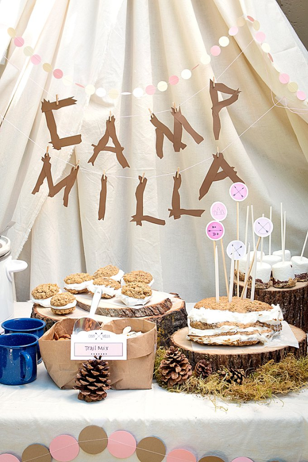 Camp Milla  Themed Birthday Party for Kids
