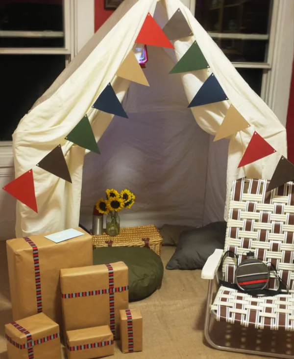 Camper's Birthday Surprise Party Idea