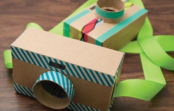 Cardboard Toy Camera Craft For Kids