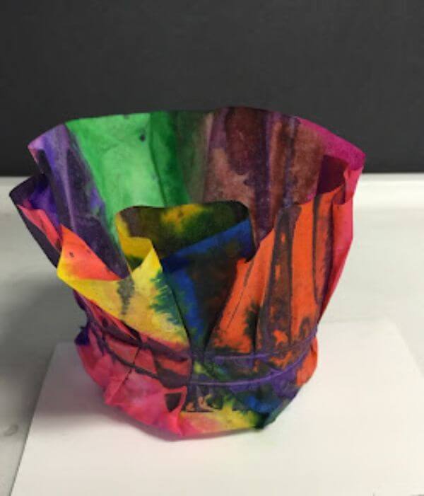 Chihuly Paper Bowl Art Lesson