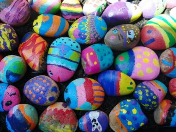 Coolest Elementary Rock Art Project for Kids Collaborative Art Projects for School
