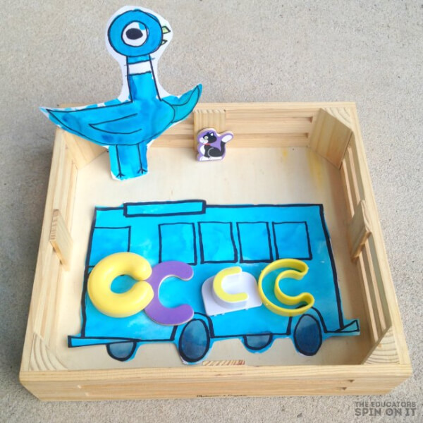 Pigeon Crafts & Activities for Kids Coloring Pigeon & Bus Craft For Kids