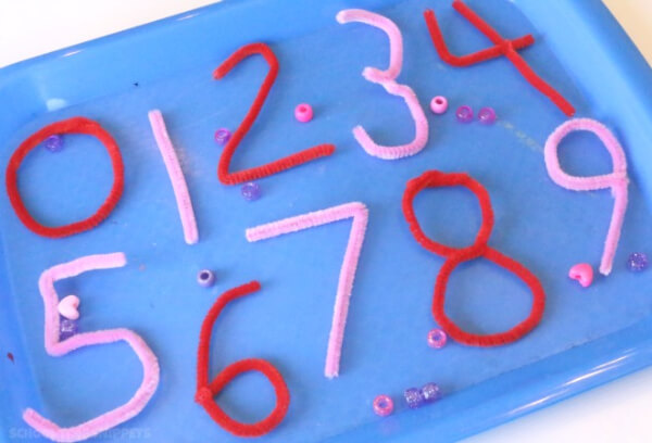 Counting Numbers Activity With Pipe Cleaners