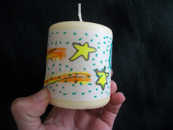 Creative Artwork Candles Winter Crafts Ideas for Classroom