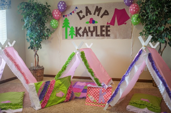  Indoor Camping Party Ideas Creative Designs Camping Birthday Party Themed